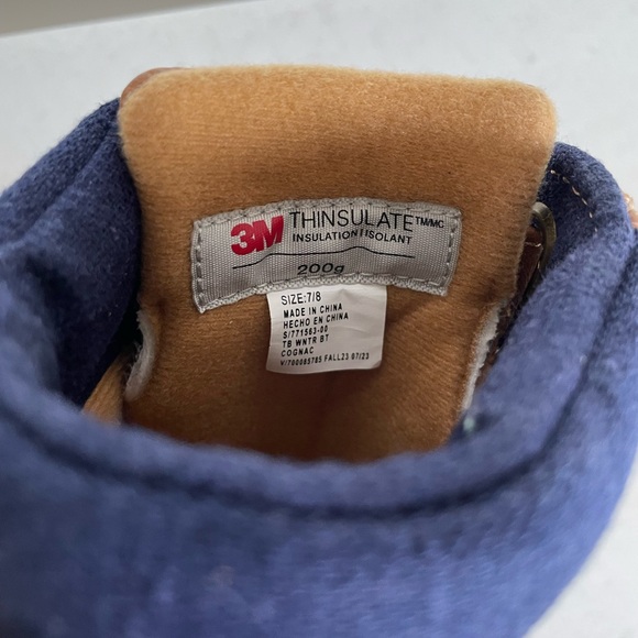 New Gap Kids Duck Boots with Thinsulate Size 7-8 - Picture 4 of 4